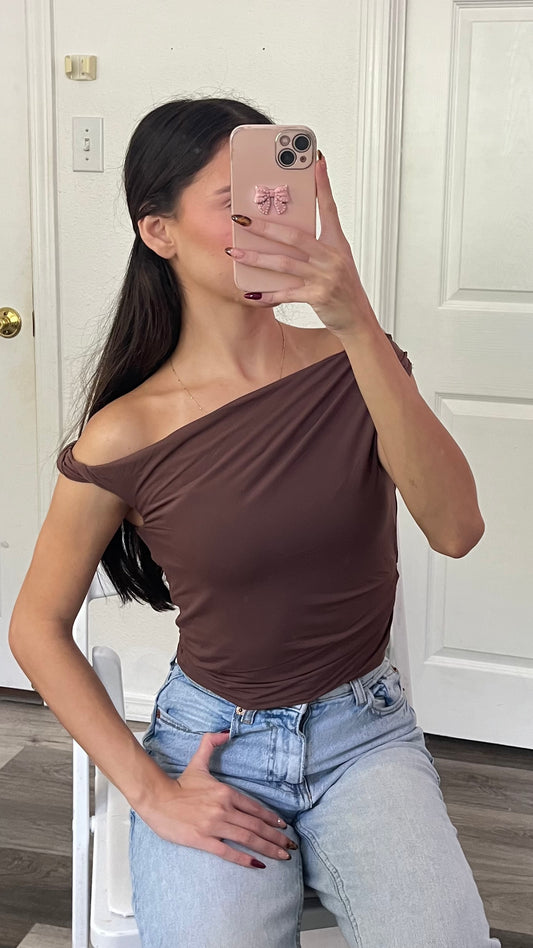 Twisted Top- Brown