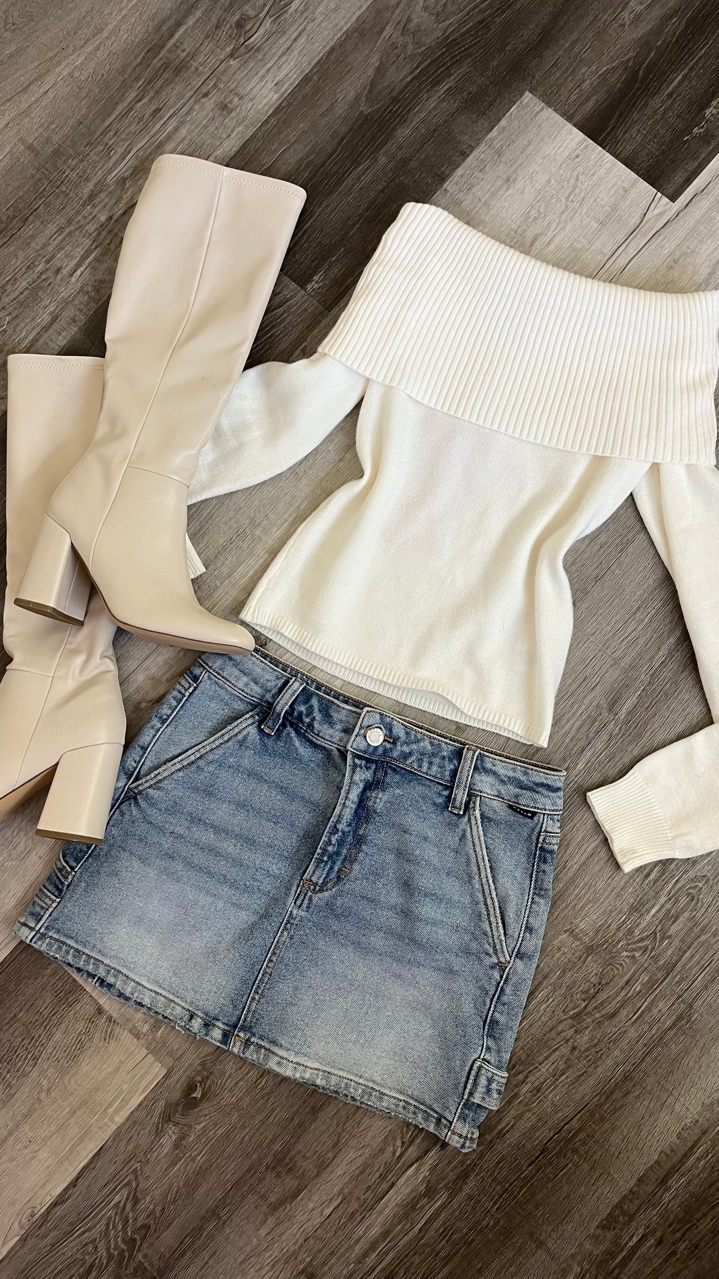 Brit Knit Top - white