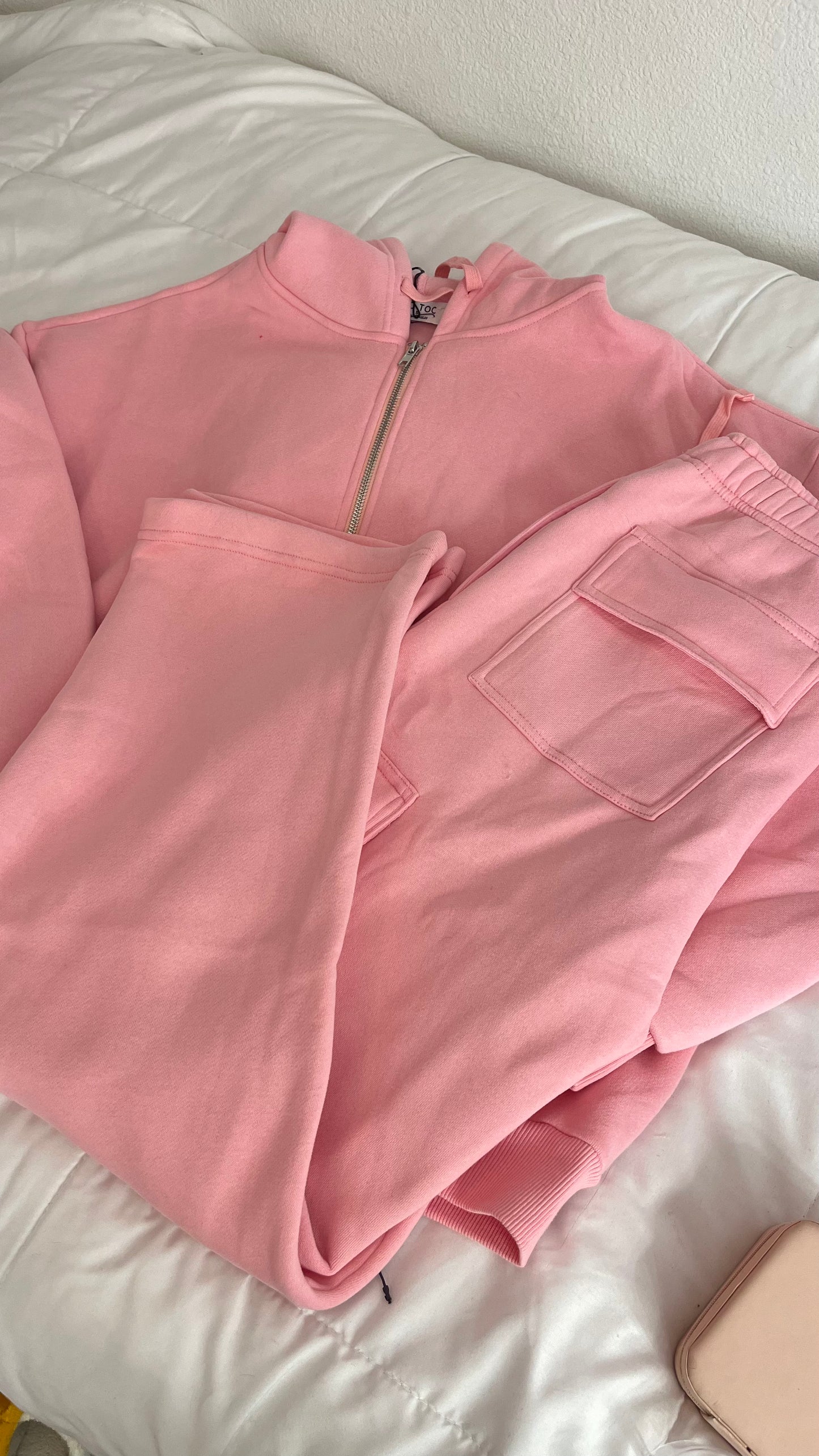 Cargo Sweats - blush pink