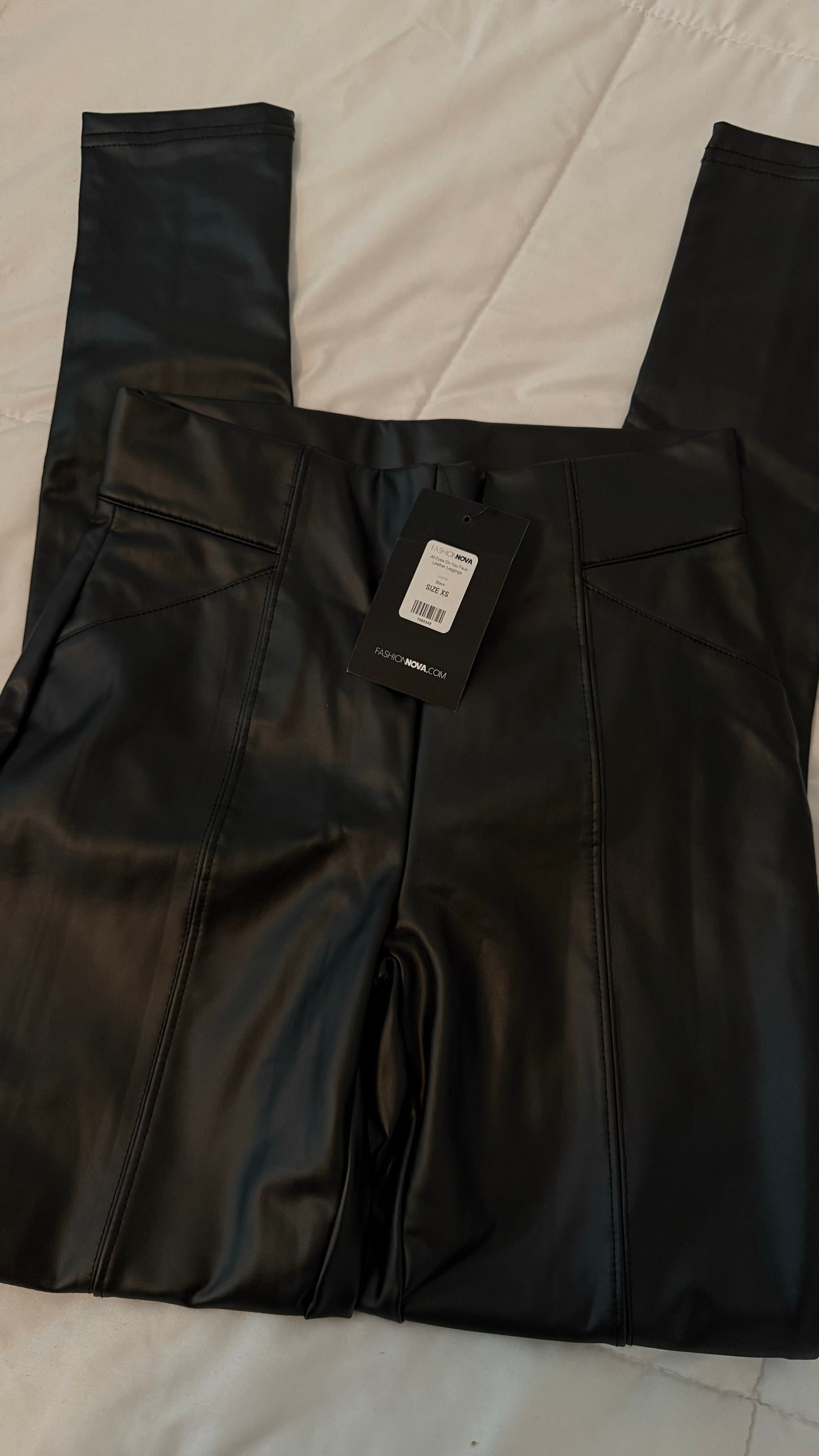 Fashion nova skinny leather pants