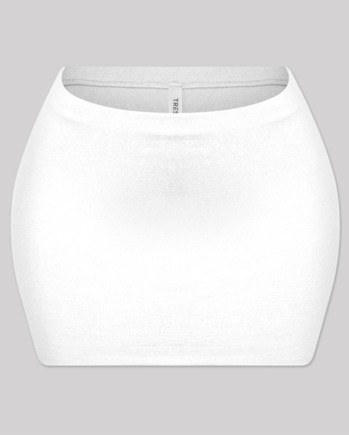 Basic Mini Skirt - white