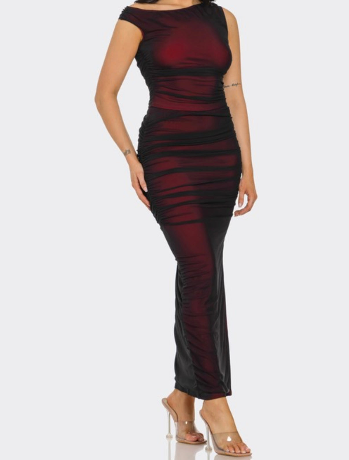 Holiday Two Piece- black/red