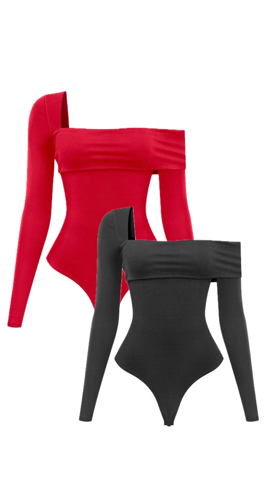 Asymmetrical top - red