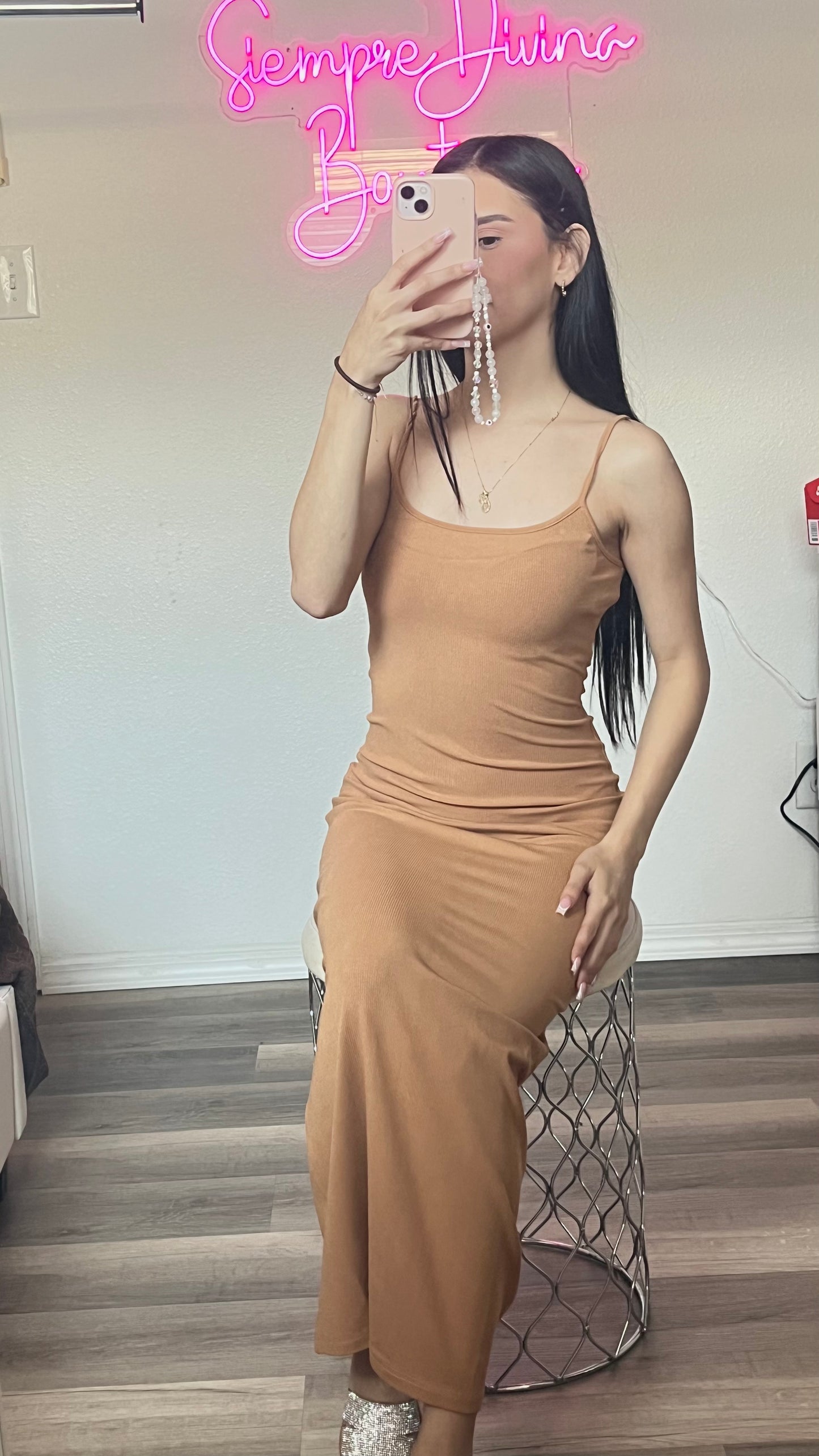 Kim Maxi Dress ( Carmel )