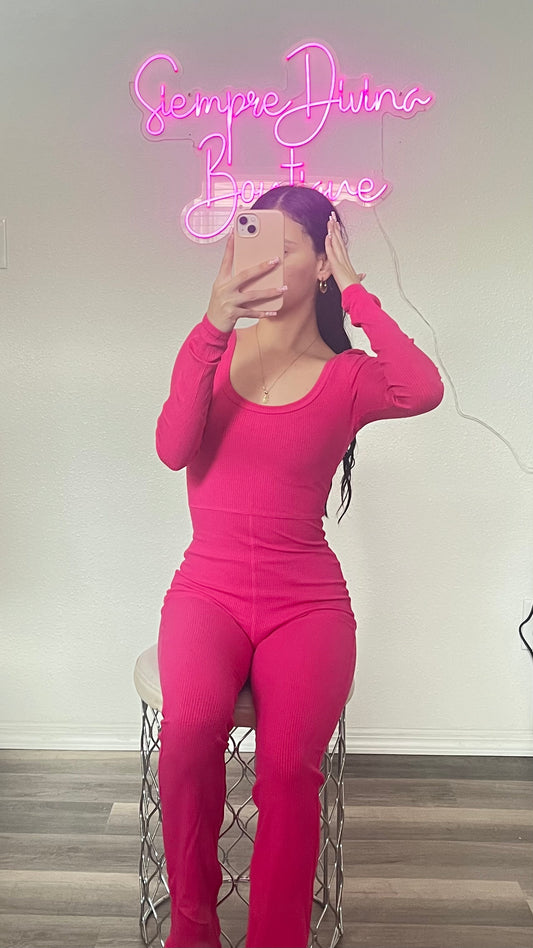 Val jumpsuit (pink)